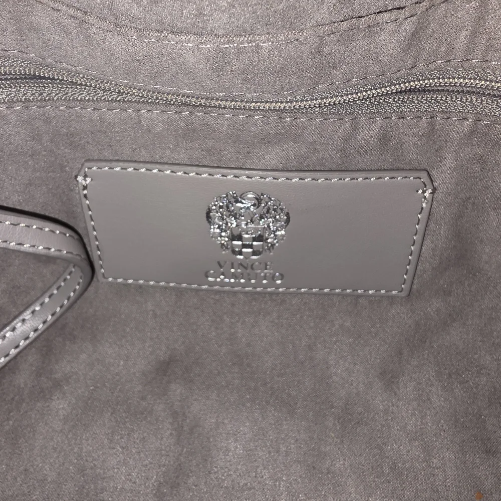 Vince Camuto Dusty Rose Pebbled Leather Hobo Bag